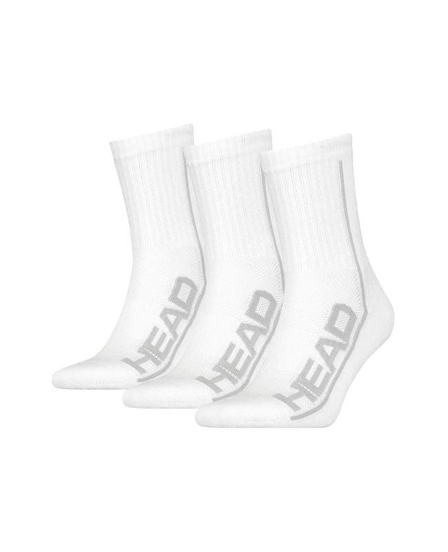 Calcetines Head Performance x3 - color blanco gris